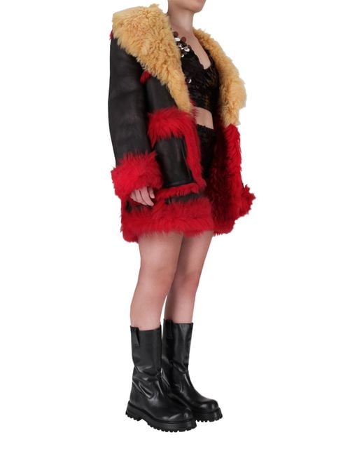 Prada Red Long-Sleeved Coat