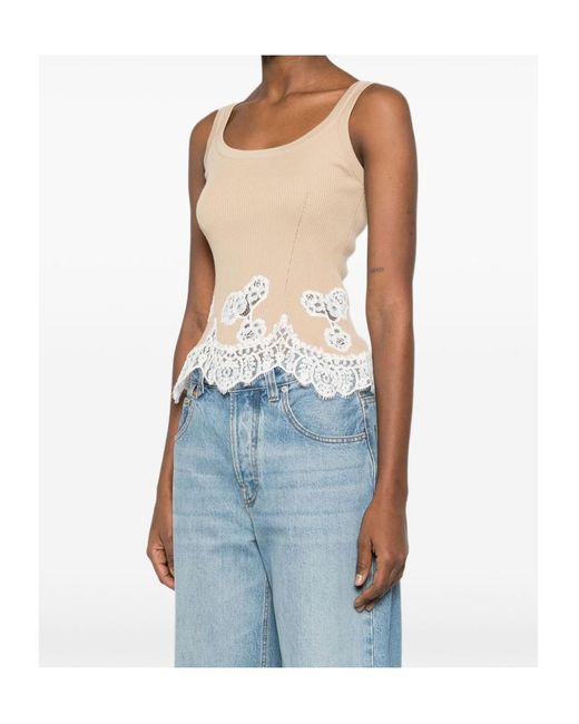 Ermanno Scervino Blue Lace Vest
