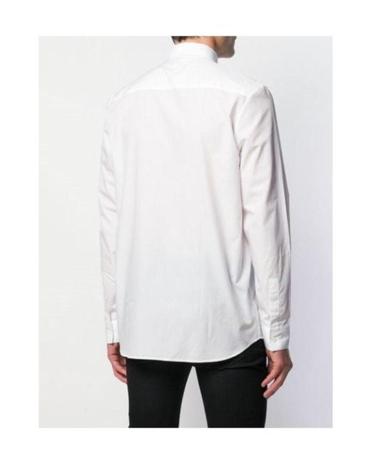 Givenchy White Logo Pocket Shirt for men