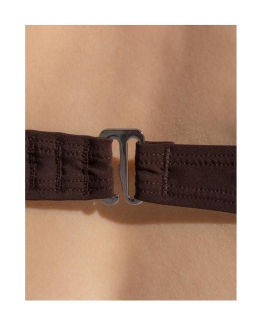 Tory Burch Brown Triangle Cup Bralette