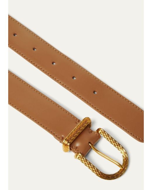 Loro Piana Brown Inlay Belt
