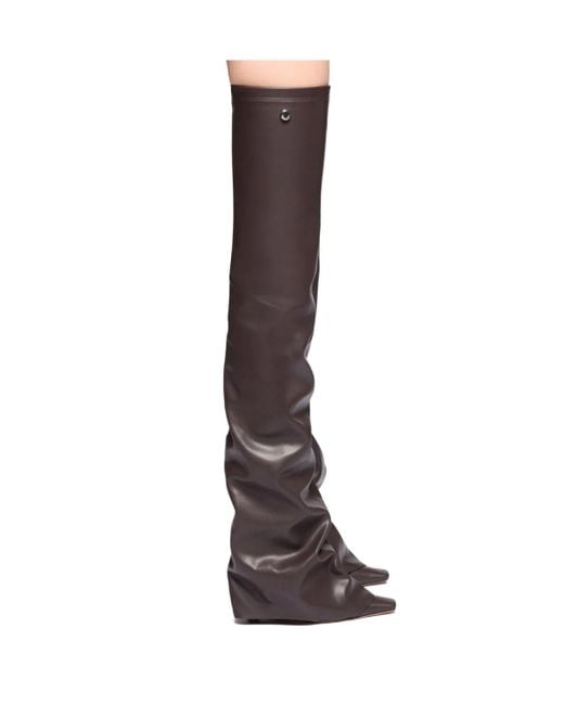The Attico White The Robin Otk Thigh High Boots