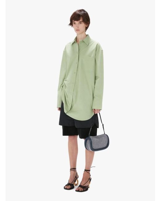 J.W. Anderson Green Jw Anderson Collared Button-Up Shirt