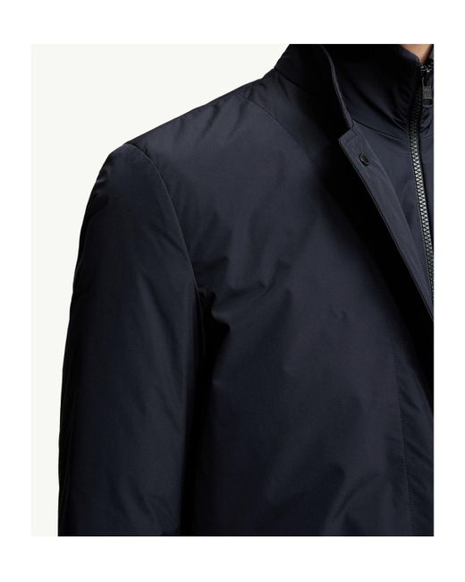 Moncler Blue Brieuc Water-Repellent Jacket for men