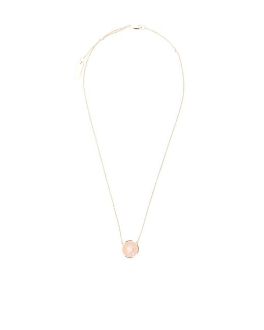 Marc Jacobs White The Medallion Pendant Necklace