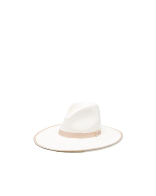 Max Mara White Wide-Brimmed Hat