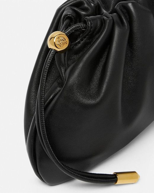 Versace Black Mini Tag Shoulder Bag