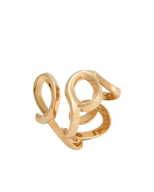 Chloé Metallic Buckle-Free Metal Ring