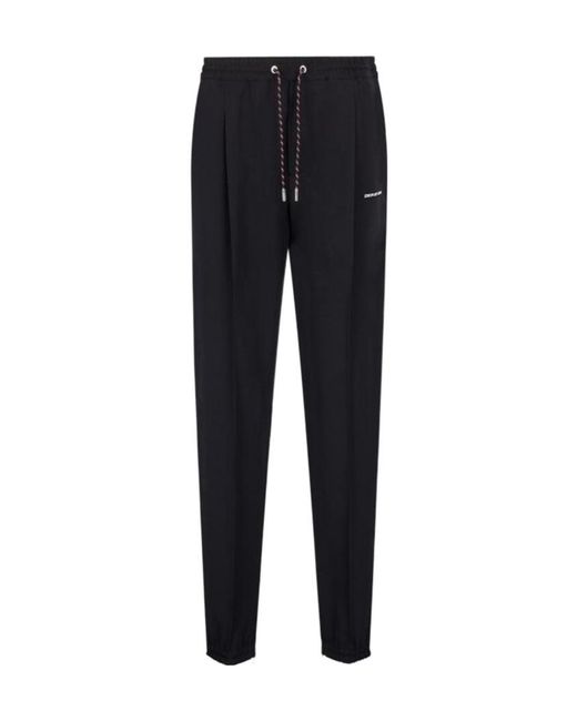 Dior Blue Dark Drawstring Sweatpants for men