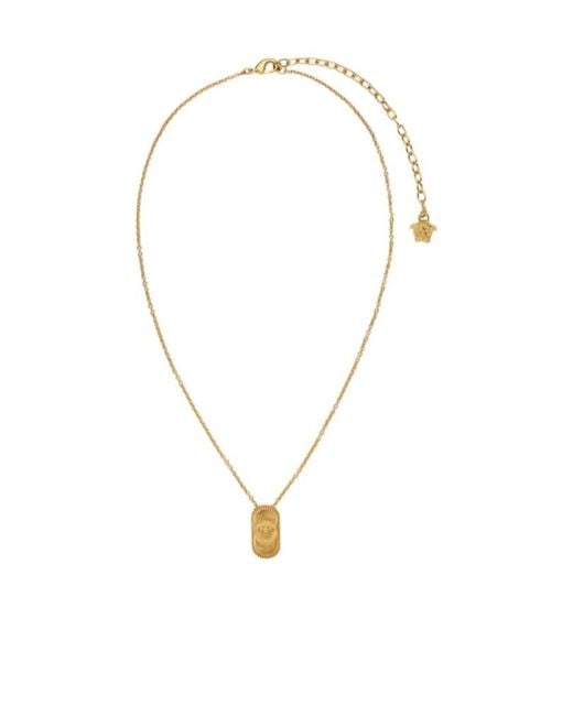 Versace Metallic Medusa Biggie Necklace for men