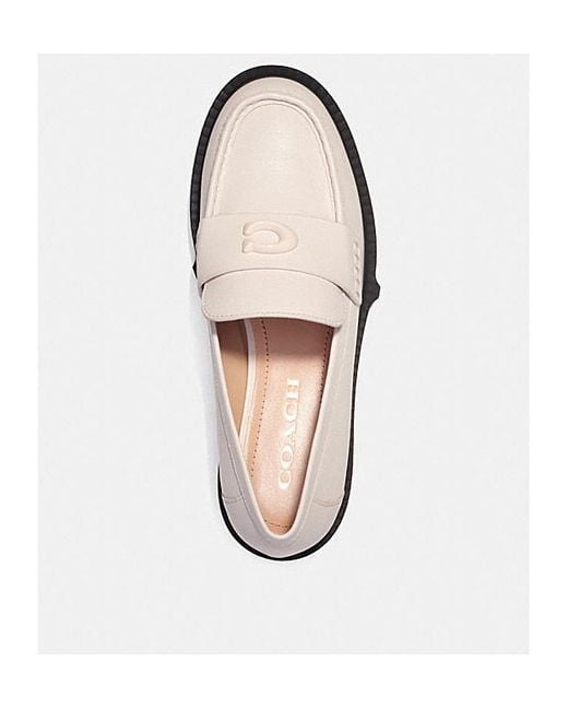 COACH Natural Loafers