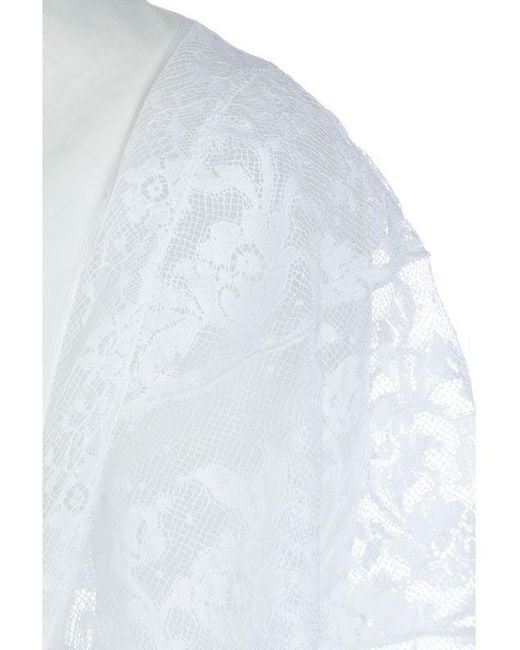 Prada White Short Sleeve Dress
