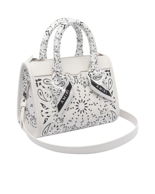 Amiri White Double Handle Shoulder Bag