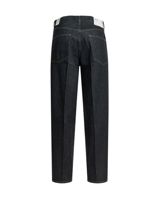 Agolde Black Tapered Jeans