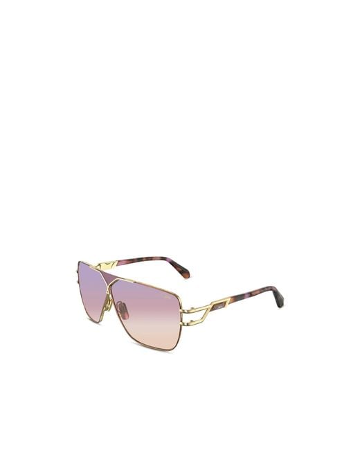Cazal Purple Geometric Sunglasses for men