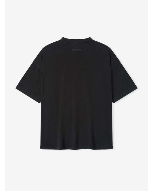 Fear Of God Black Short-Sleeved T-Shirt for men