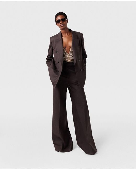 Stella McCartney Multicolor Double-Breasted Tailored Blazer