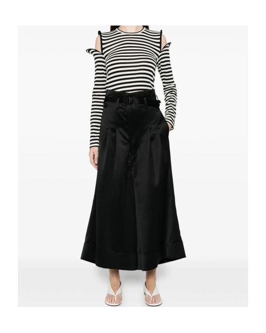 Junya Watanabe Black Long-Sleeve T-Shirt
