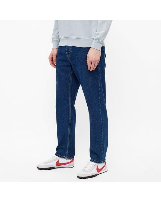 Carhartt Blue Newel Tapered Jeans for men