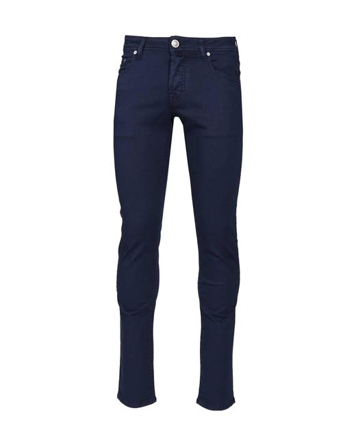 Jacob Cohen Blue Belt Loop Jeans for men