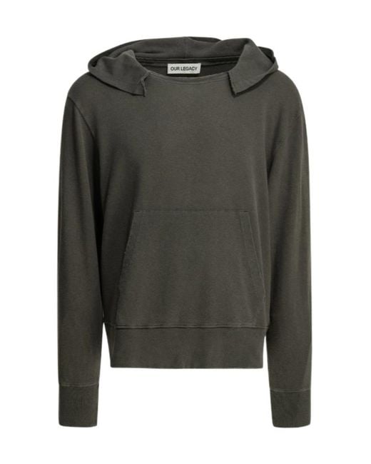 Our Legacy Green Long-Sleeved Sweatshirt for men