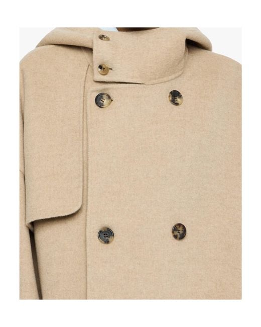 J.W. Anderson Natural J. W.Anderson Oversize Peacoat