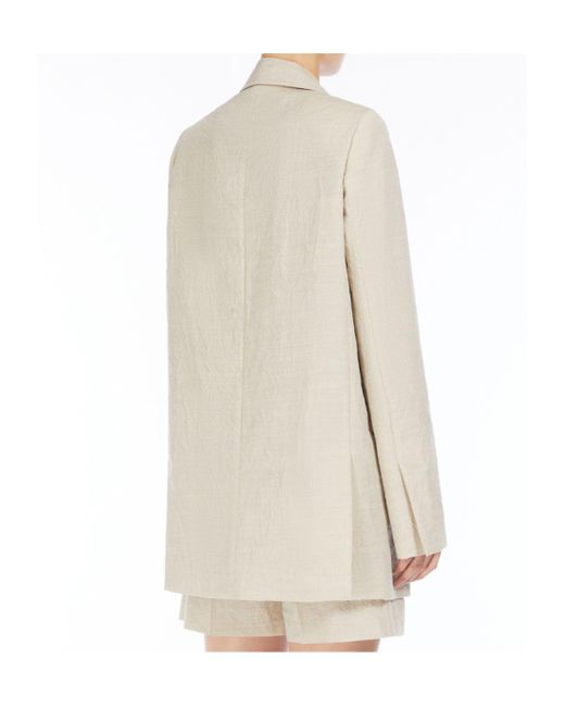 Max Mara Natural Acacia 1234 Single-Breasted Blazer