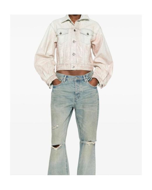 Haikure White Simon Denim Jacket