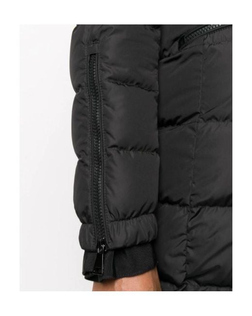 Moncler Black Logo Down Jacket