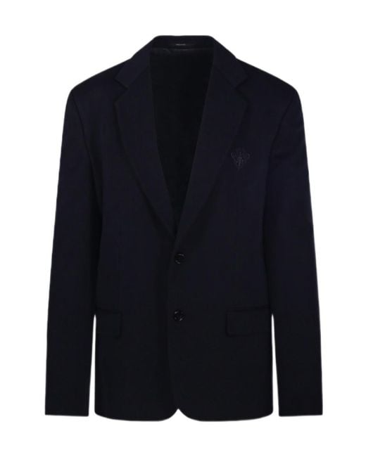 Gucci Blue Long-Sleeve Casual Jacket for men