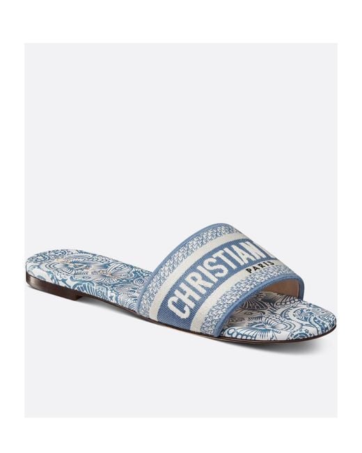 Dior Blue Dway Slide
