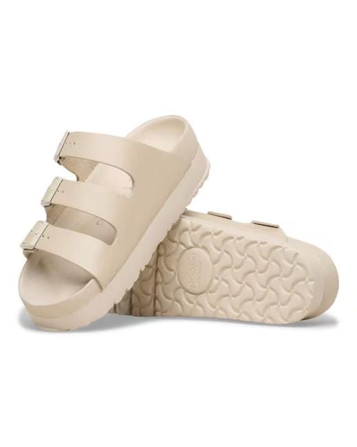 Birkenstock White Florida Iii Flex Platform Sandals