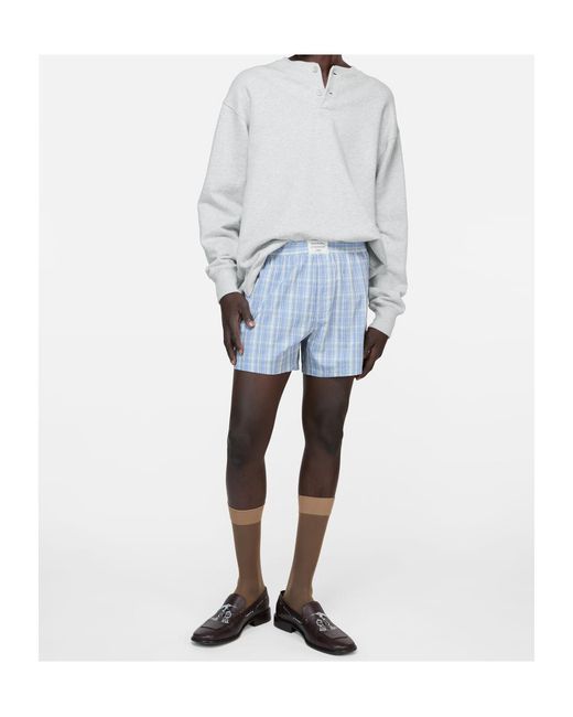 Acne White Logo-Embroidered Sweatshirt for men