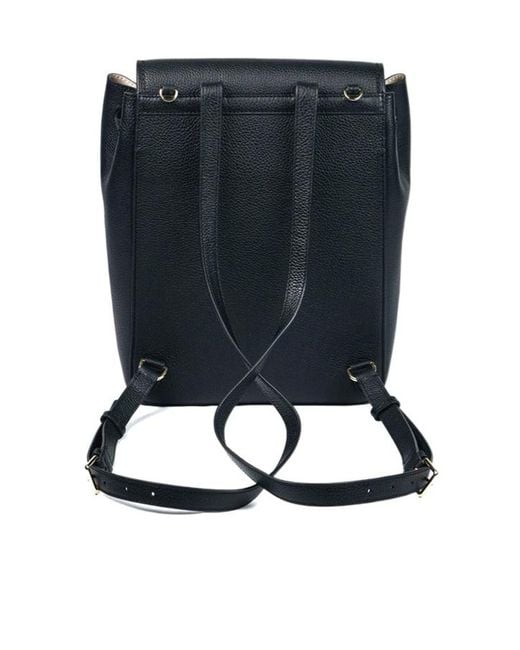 Tory Burch Black Flap Backpack