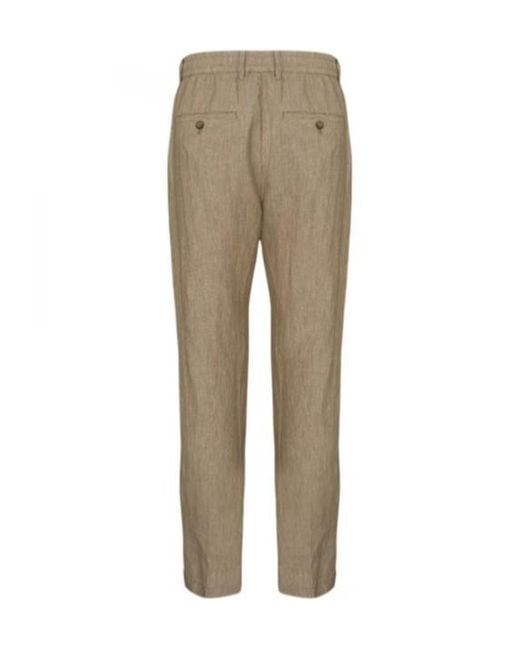 Paul & Shark Natural Buttoned-Pockets Chino Trousers for men