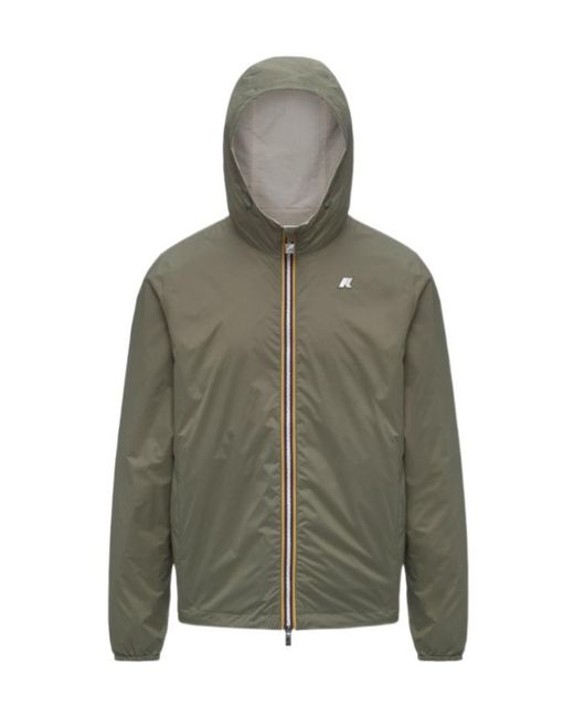 K-Way Gray Jake Cotton Reversible for men