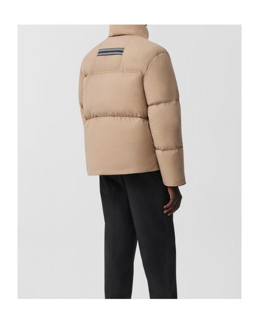 Canada Goose Brown Logo-Patch Puffer Jacket for men