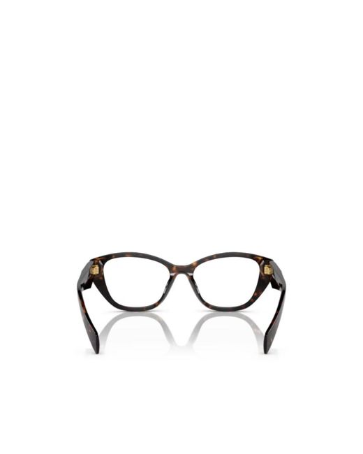 Prada White Eyewear Cat-Eye Frame Glasses