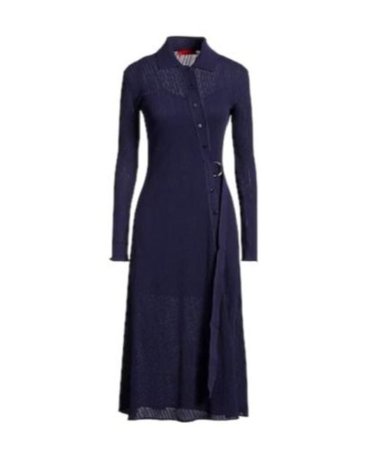 MAX&Co. Blue Midi Dress