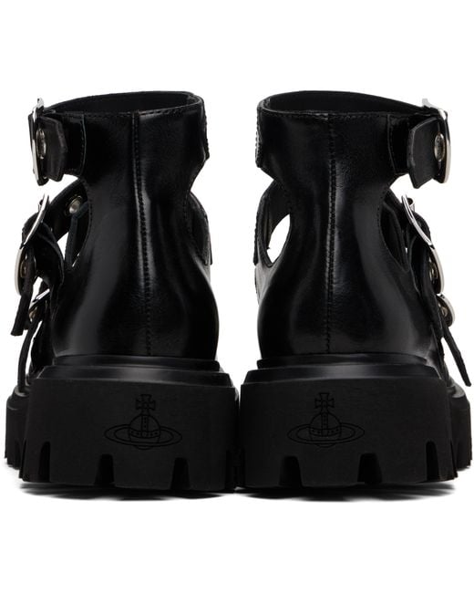 Vivienne Westwood Black Bacchus Shoes Cow Leather Pumps