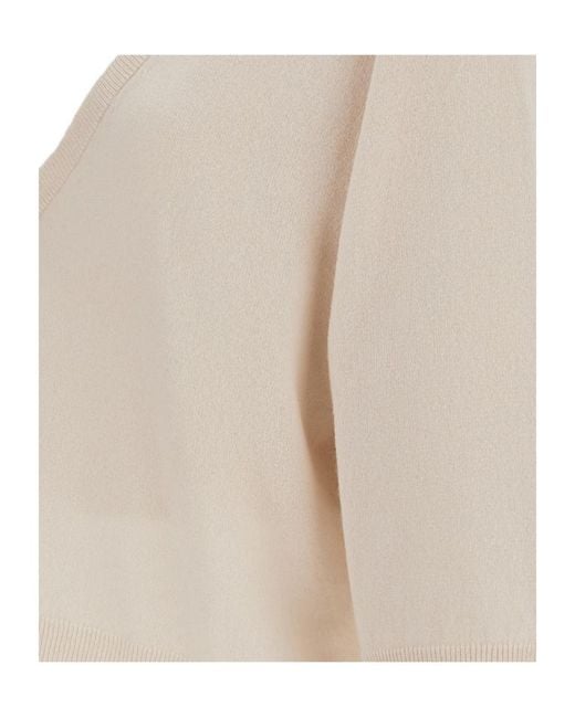 Extreme Cashmere White V-Neck Sweater