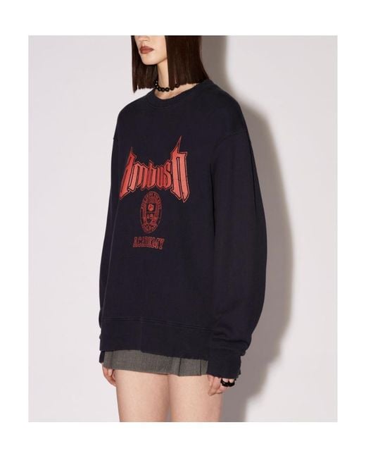 Ambush Blue Logo Cotton Sweatshirt for men