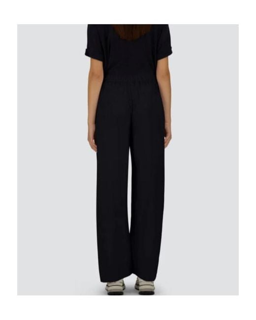 Herno Black Drawstring Pleated Palazzo Pants