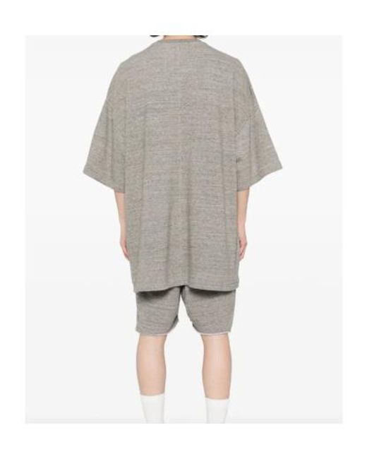 Rick Owens Gray Tommy T-Shirt for men