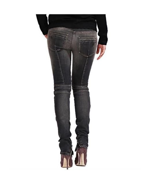 Balmain Black Belt Loop Jeans