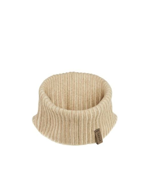 Sease Natural Ribbed Cashmere Snood for men