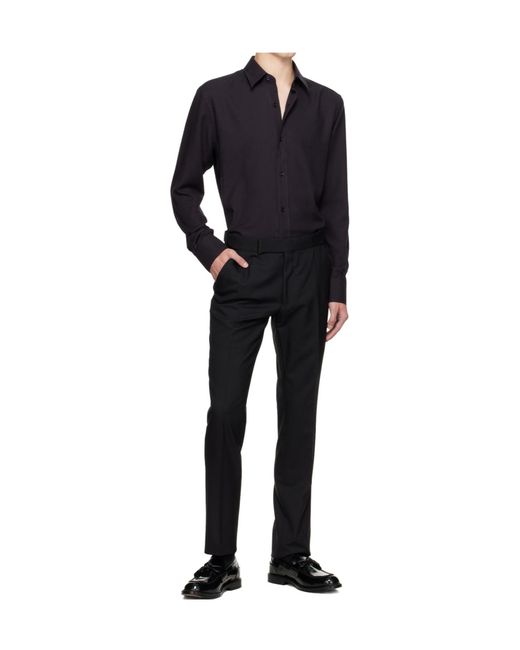 Tom Ford Blue Cashmere Shirt for men