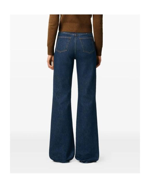 AMI Blue Flared Jeans