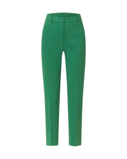 Weekend by Maxmara Green Logo Casual Pants