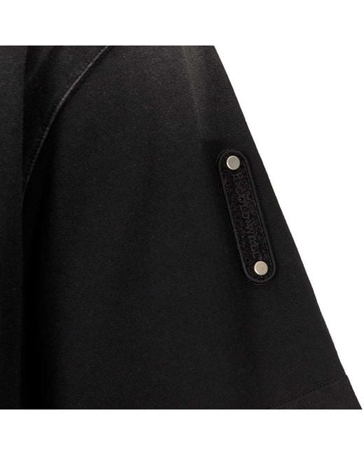 A_COLD_WALL* Black A-Cold-Wall* Gradient Logo Printed Crewneck T-Shirt for men